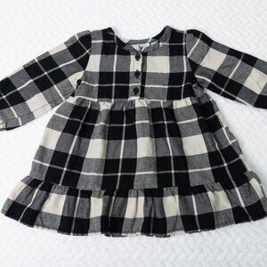 The Children’s Place long sleeve plaid dress